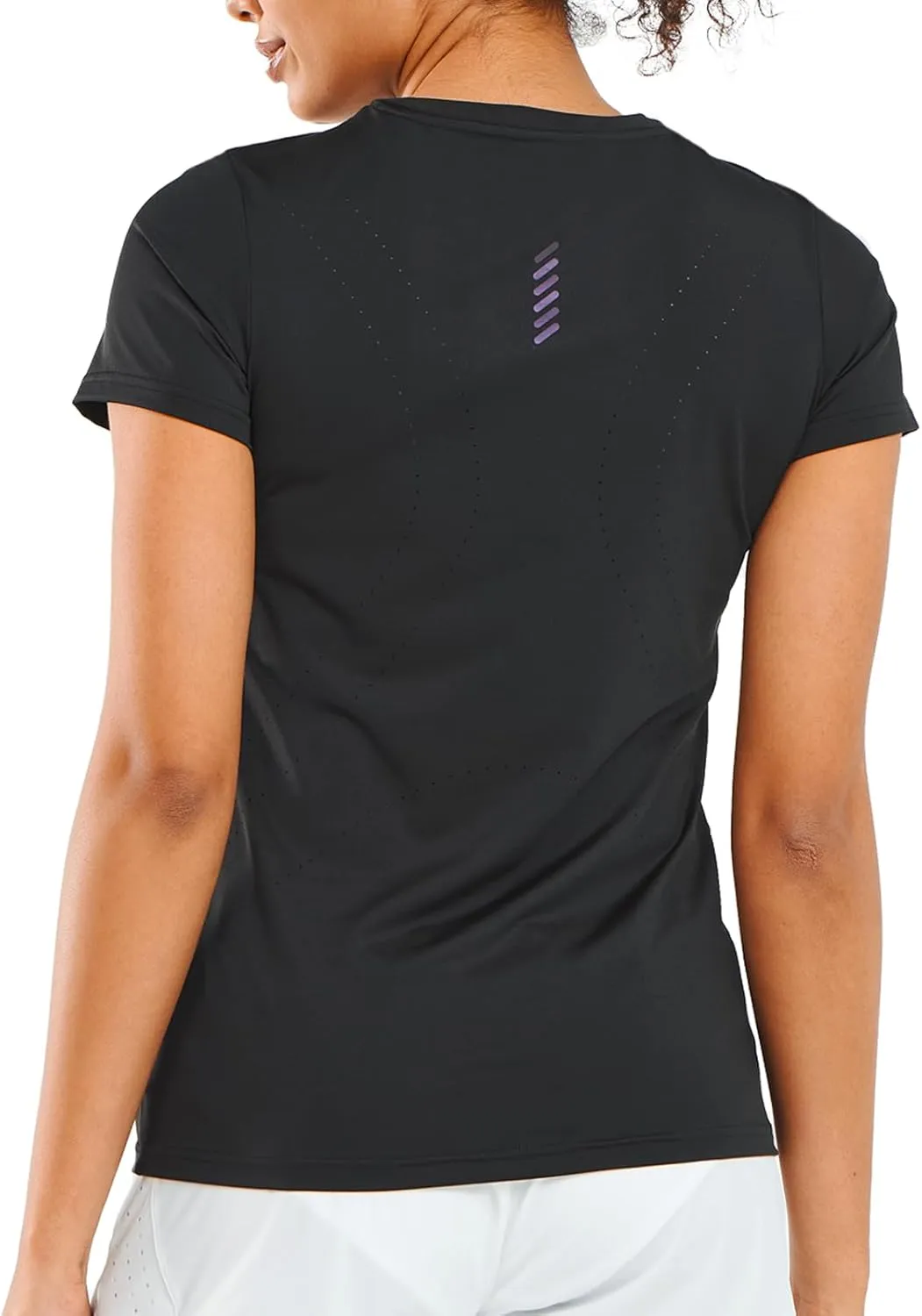 ALLZERO Feel Fit Workout Tops for Women Short Sleeve T-Shirts Breathable Athletic Tees for Yoga Running Gym Activewear