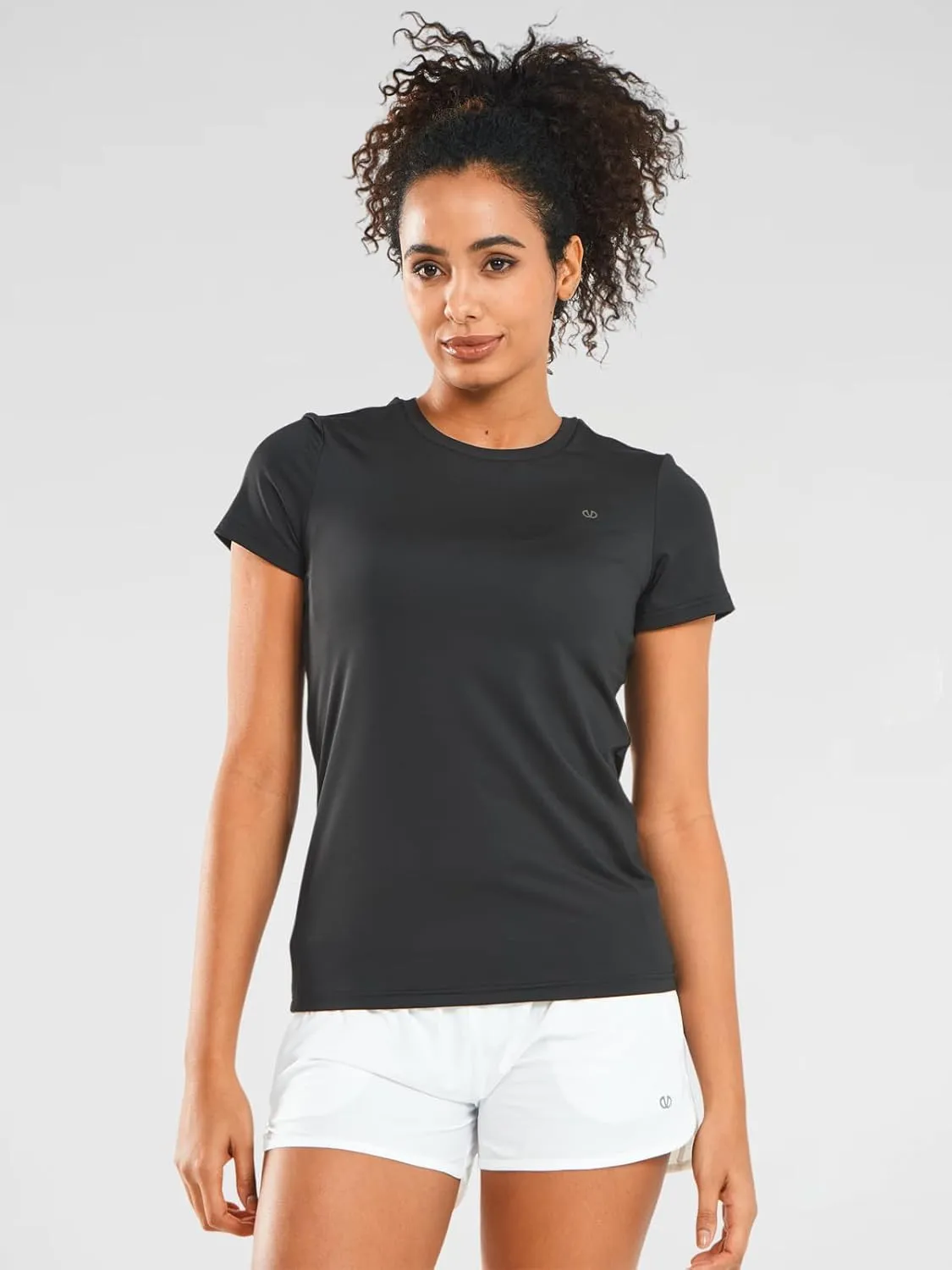 ALLZERO Feel Fit Workout Tops for Women Short Sleeve T-Shirts Breathable Athletic Tees for Yoga Running Gym Activewear