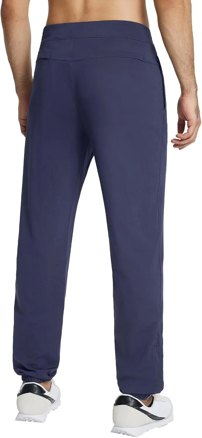 baleaf 30'' Men's Golf Joggers Pants Stretch Lightweight Workout Running Travel Track Sweatpants Quick Dry Zip Pockets