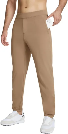 baleaf 30'' Men's Golf Joggers Pants Stretch Lightweight Workout Running Travel Track Sweatpants Quick Dry Zip Pockets