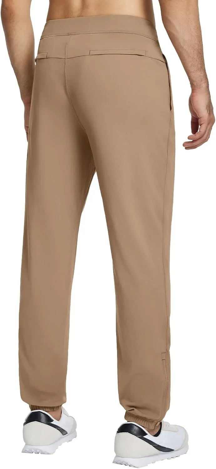 baleaf 30'' Men's Golf Joggers Pants Stretch Lightweight Workout Running Travel Track Sweatpants Quick Dry Zip Pockets