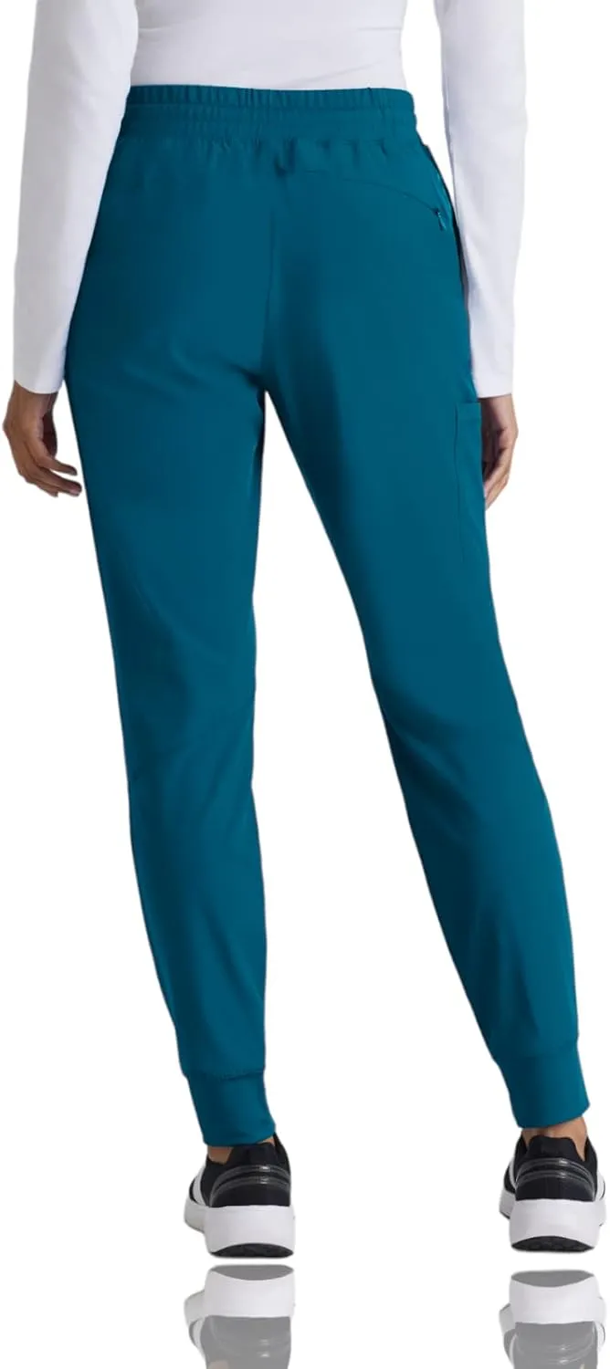 BARCO One Boost Scrub Jogger for Women - Yoga Style Medical Jogger, Mid-Rise, 4-Way Stretch Women's Scrub Pant