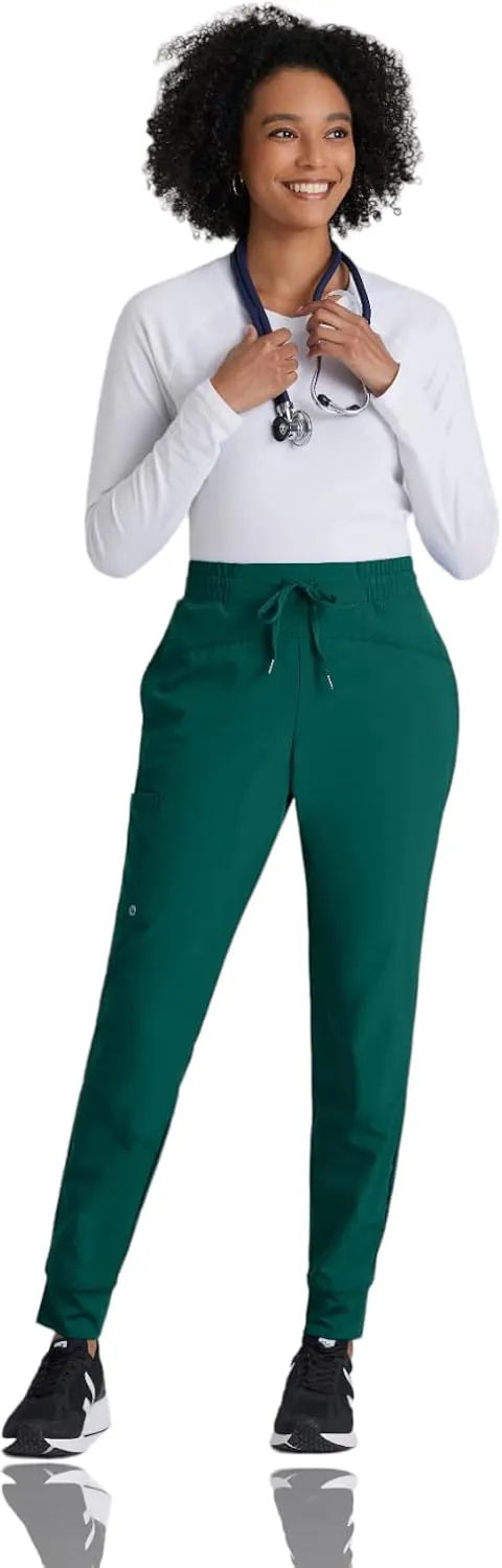 BARCO One Boost Scrub Jogger for Women - Yoga Style Medical Jogger, Mid-Rise, 4-Way Stretch Women's Scrub Pant