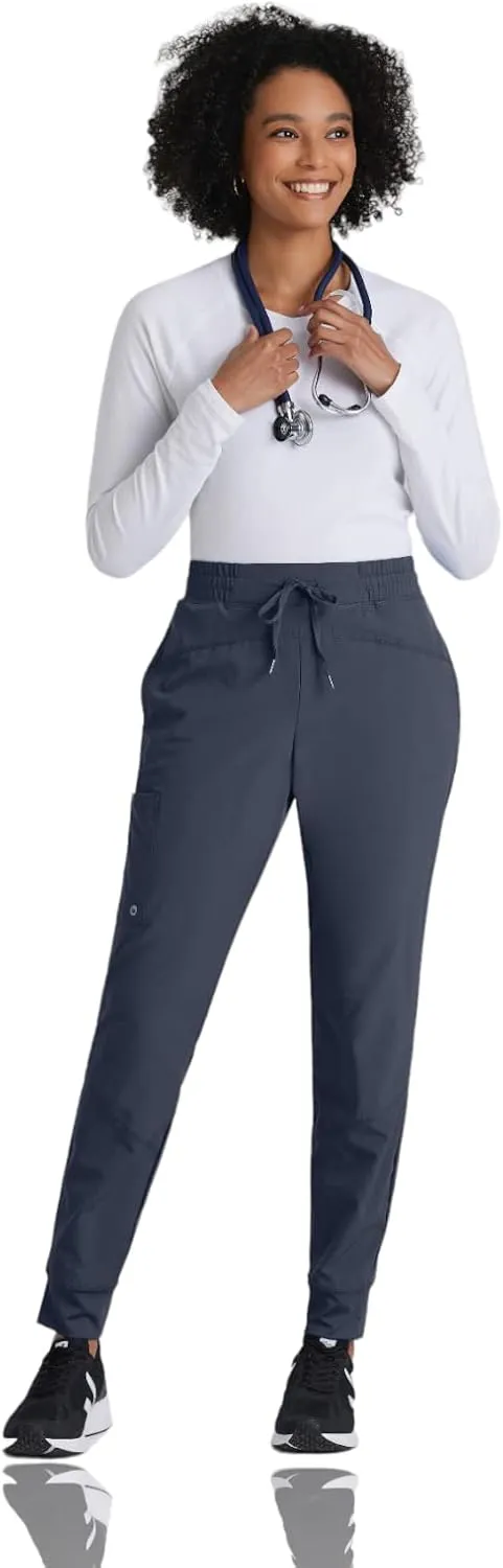 BARCO One Boost Scrub Jogger for Women - Yoga Style Medical Jogger, Mid-Rise, 4-Way Stretch Women's Scrub Pant