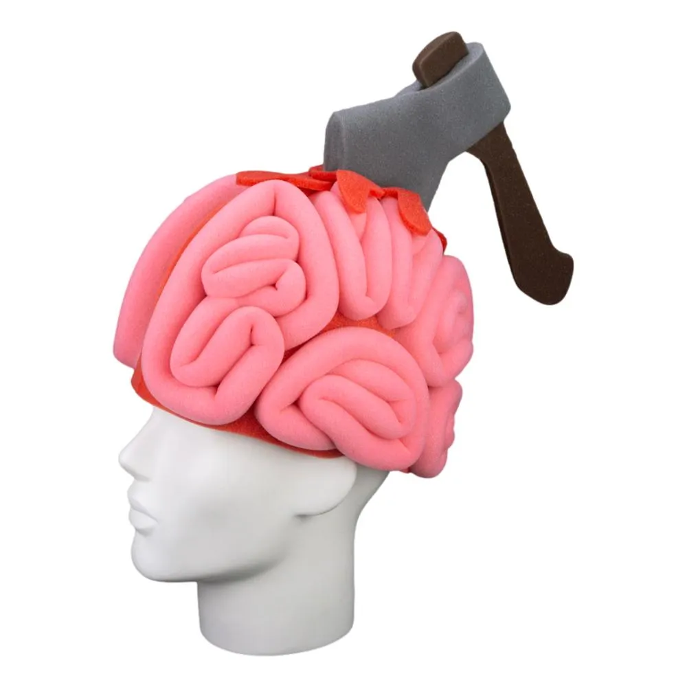 Brain with Axe Hat