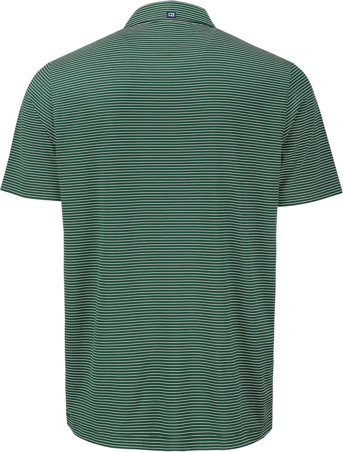 Cutter & Buck Forge Eco Fine Line Stripe Stretch Recycled Mens Polo