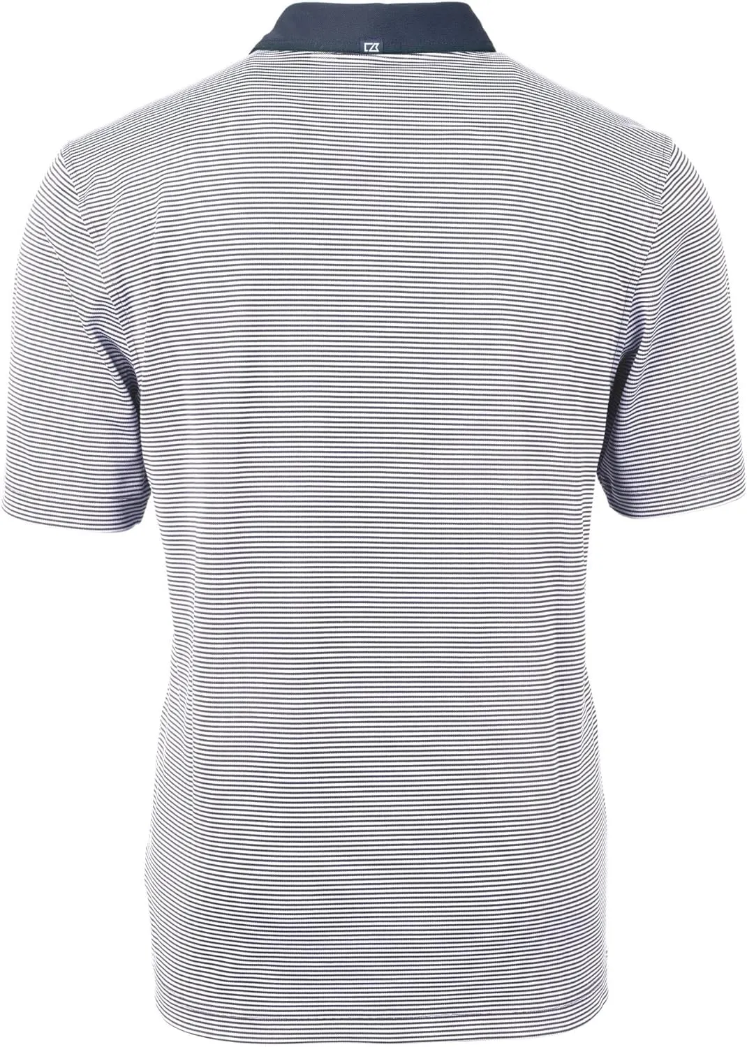Cutter & Buck Virtue Eco Pique Micro Stripe Recycled Mens Big & Tall Polo