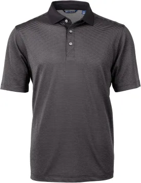 Cutter & Buck Virtue Eco Pique Micro Stripe Recycled Mens Polo