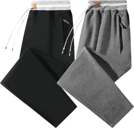 FoxQ Mens Sweatpants with Pockets Sports Joggers Athletic Running Casual Yoga Pants