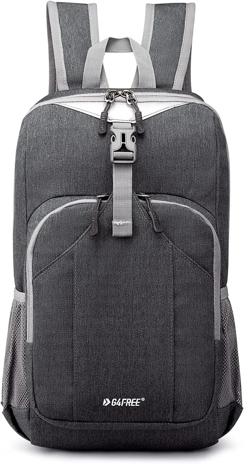 G4Free Mini 10L Hiking Daypack Small Hiking Backpack Cycling Compact Shoulder Backpack Outdoor for Men Women(Dark Grey)