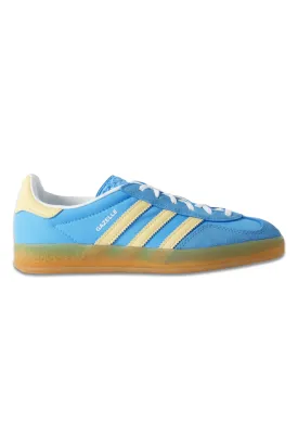 Gazelle Indoor Leather-Trimmed Suede And Nylon Sneakers Blue
