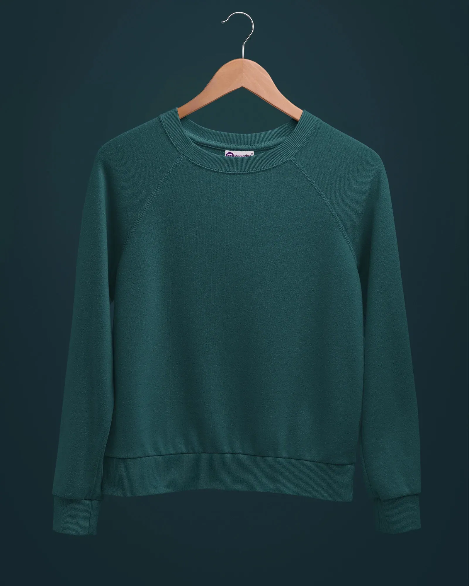 HW Crew Sweatshirt: Deep Teal Blue