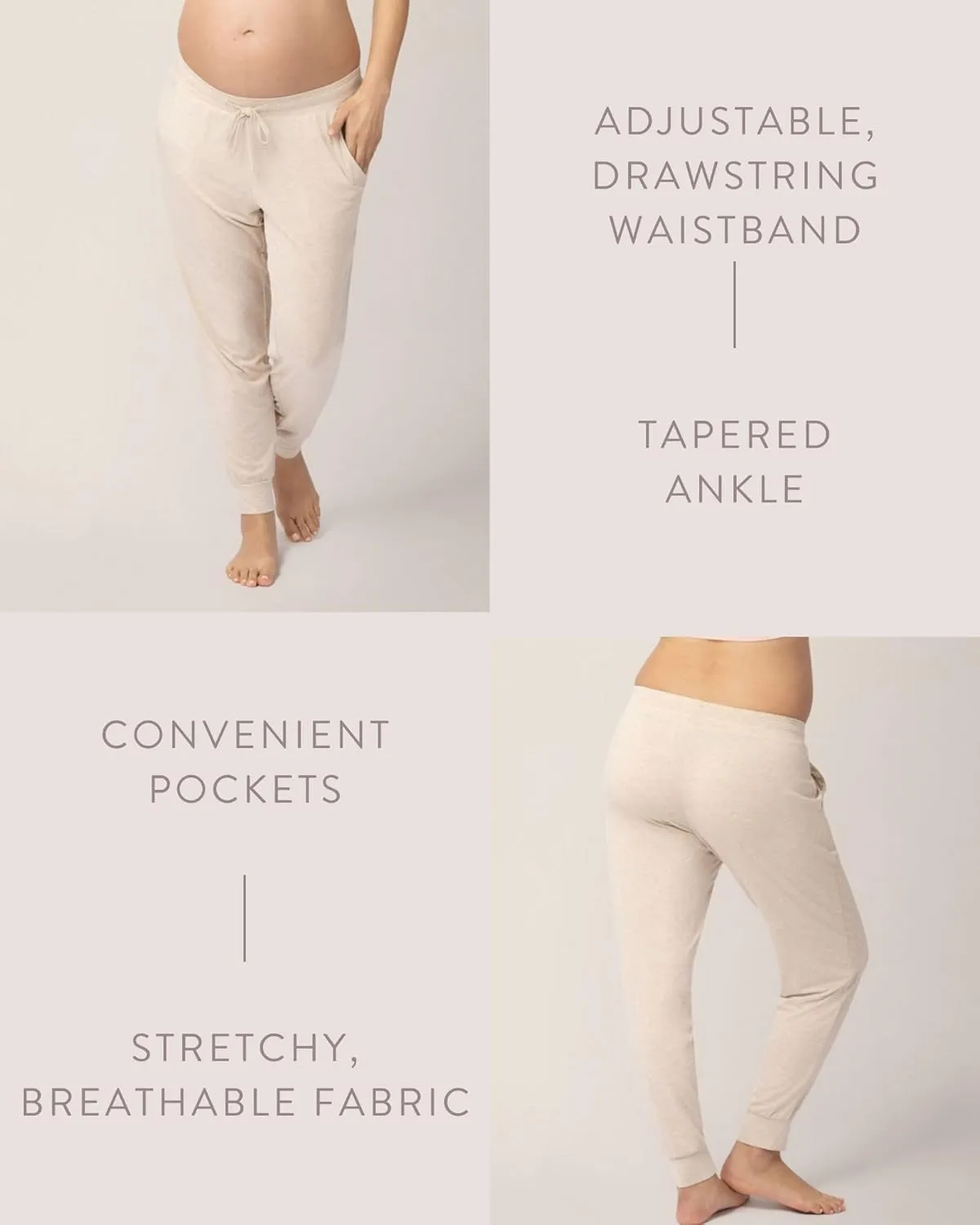 Kindred Bravely Everyday Maternity Joggers, Lounge Pants for Pregnancy