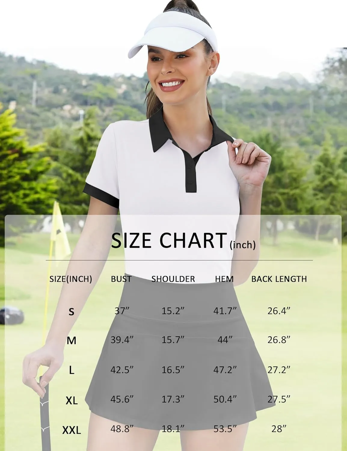 LOMON Womens Golf Polo Shirts Short Sleeve Collared Tops Lightweight Moisture Wicking Tennis Activewear S-XXL