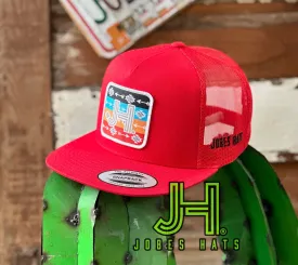 NEW 2023 Jobes Trucker Cap - All Red Arrow Patch