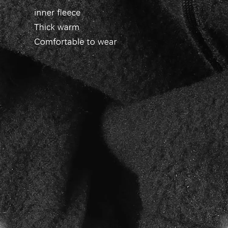 Outdoor Sports Velvet Anti-Slip Glove, Size: L(Black)