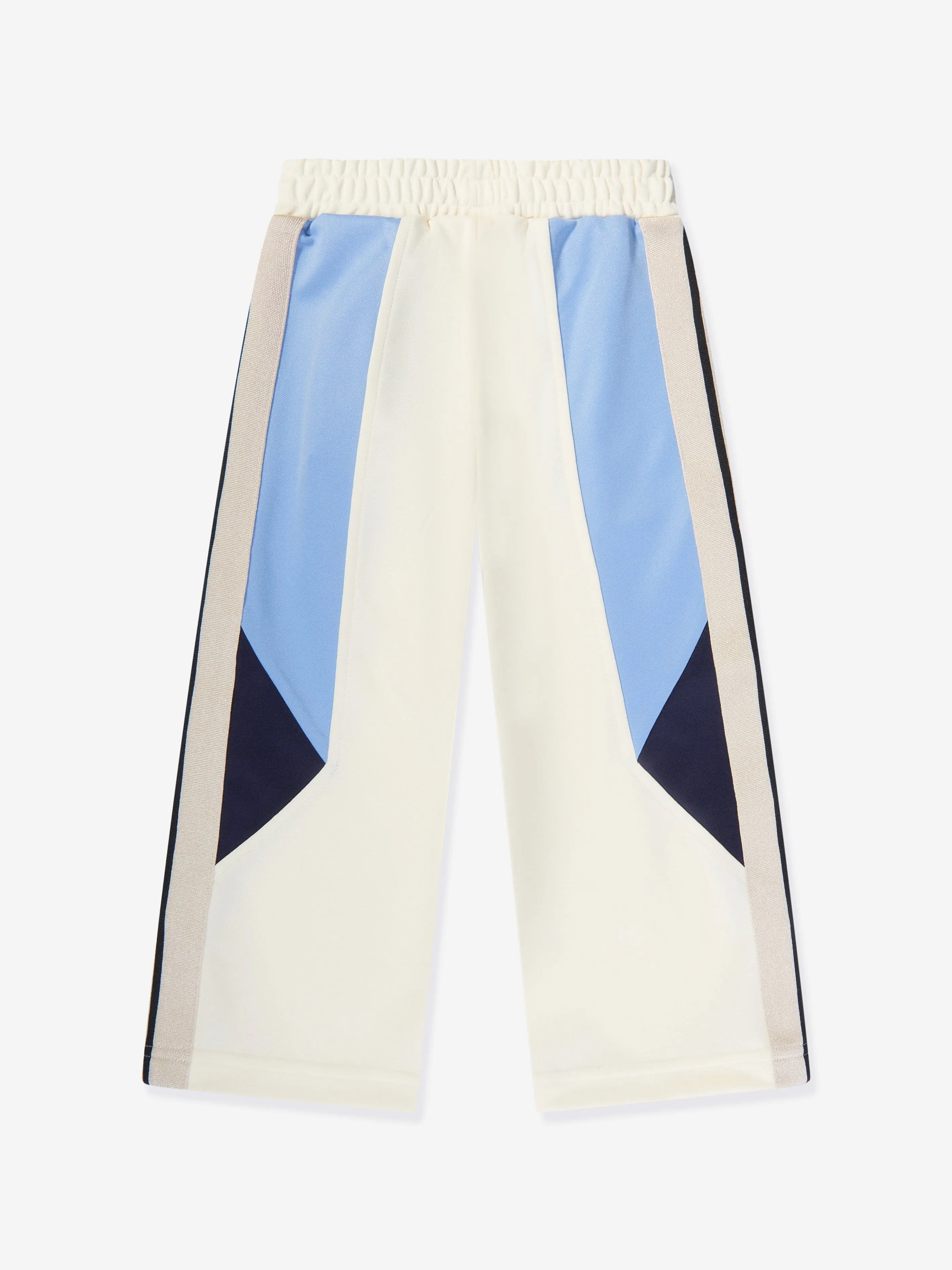 Palm Angels Boys Colourblock Track Pants in White