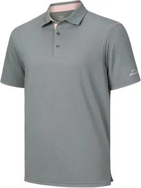 Willit Men's Golf Polo Shirts Short Sleeve Quick Dry Moisture Wicking Performance Classic Collared Casual