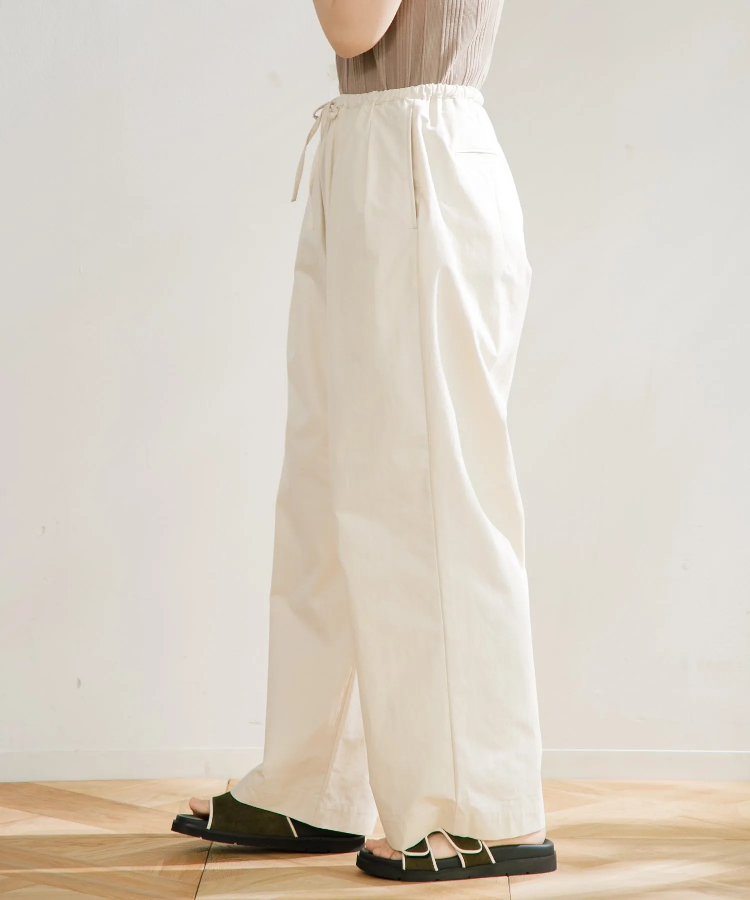 【WOMEN】ORCIVAL WIDE EASY PANTS
